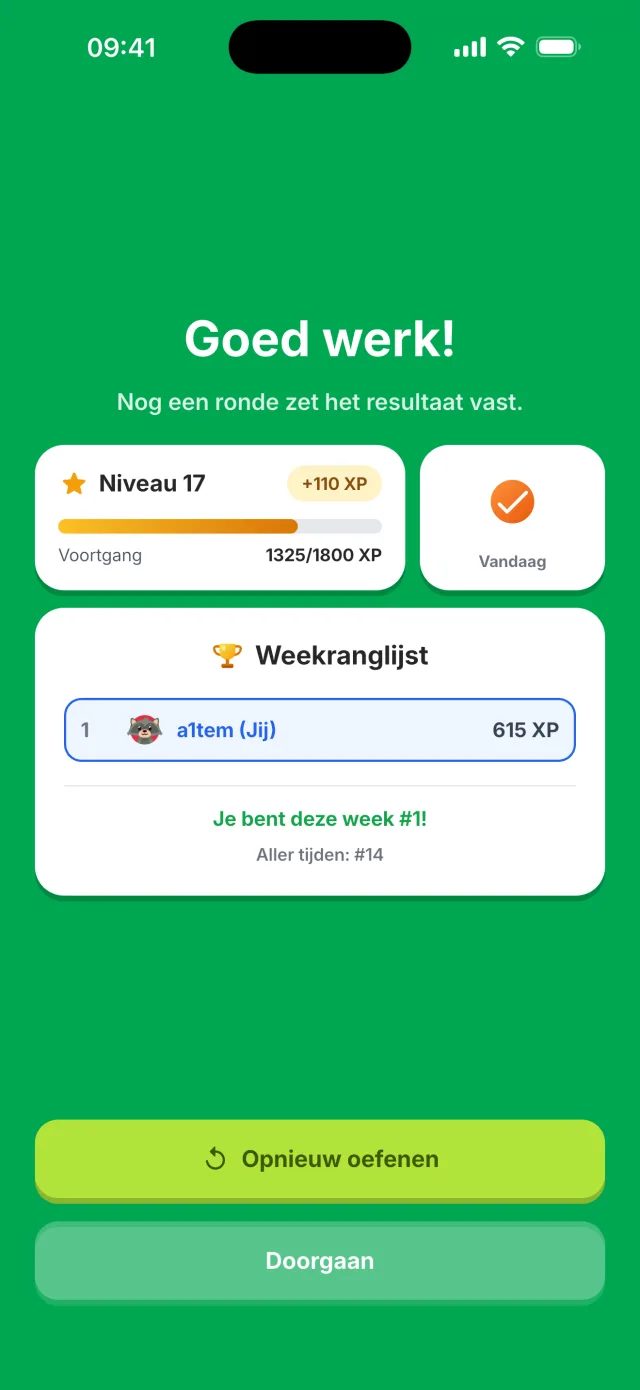 XP en beloningen