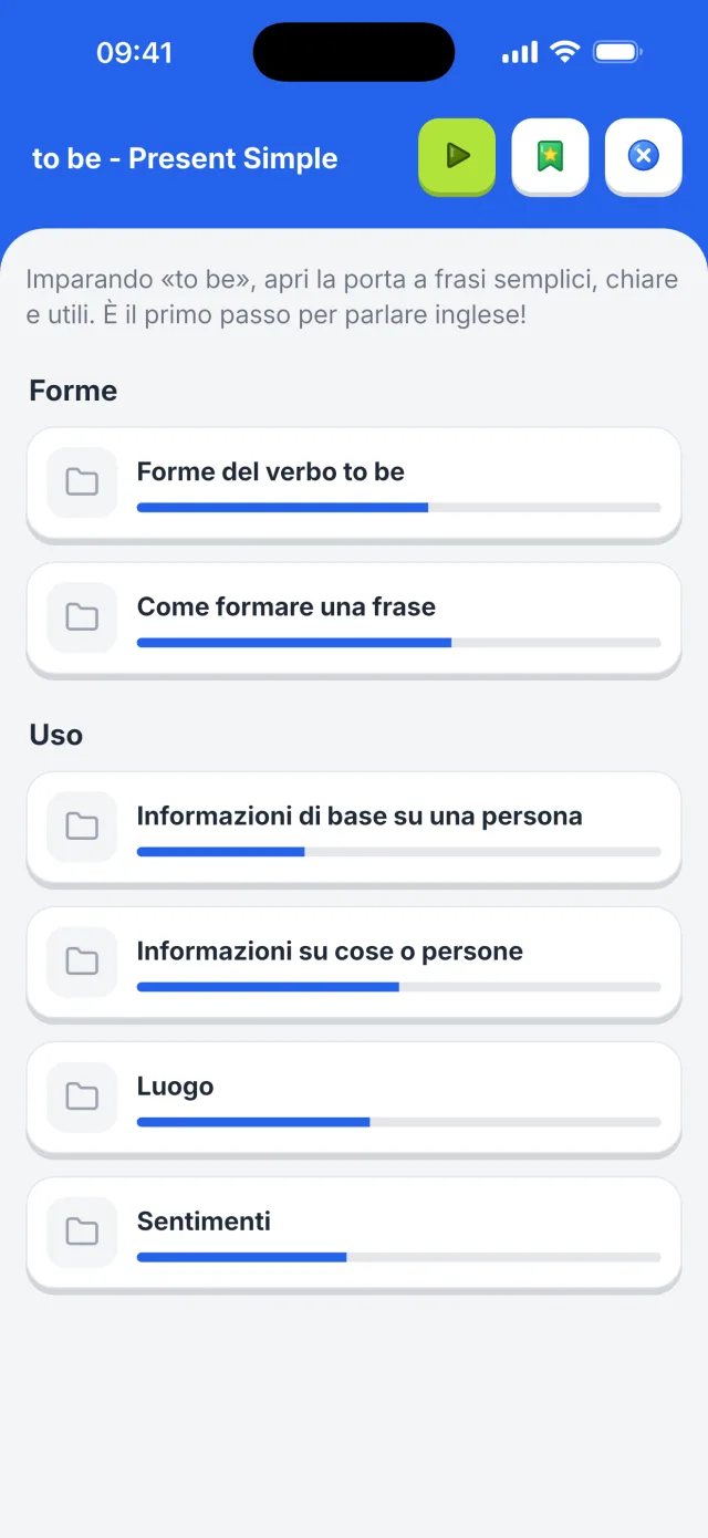 Teoria dell'argomento con videolezione e schede di struttura