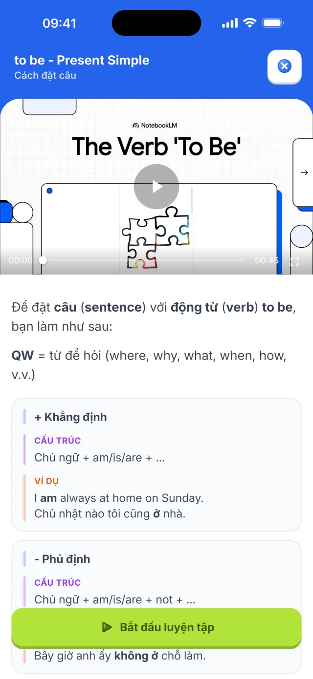 Có lí thuyết bài bản, không chỉ làm bài tập