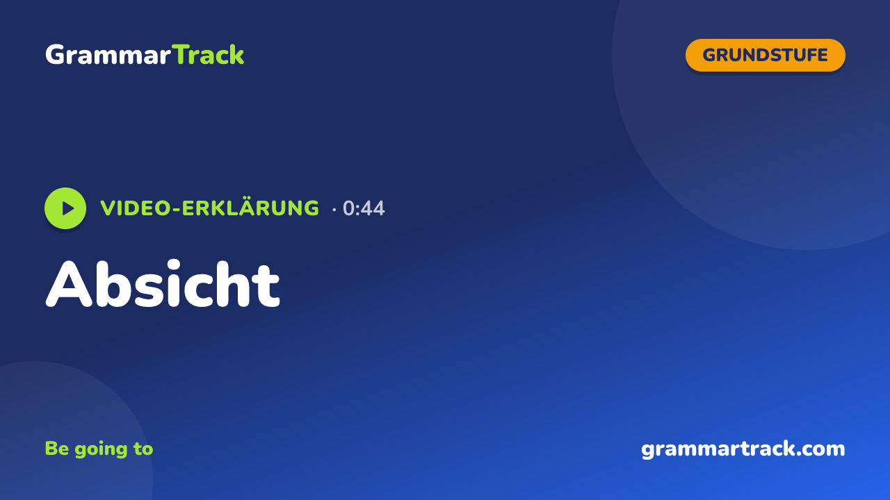 Absicht