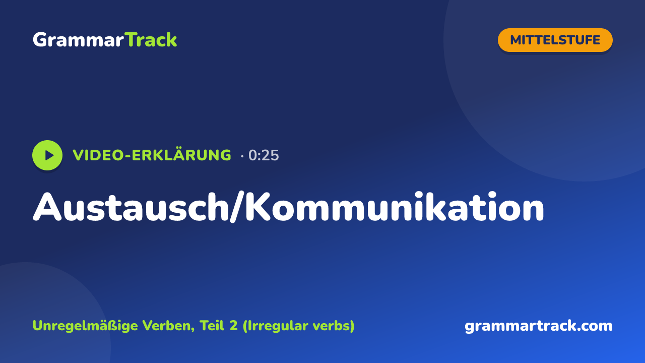 Austausch/Kommunikation