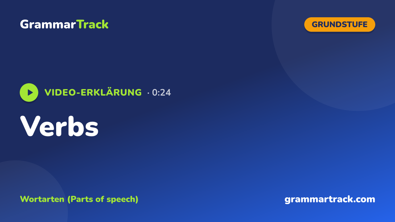 Verbs