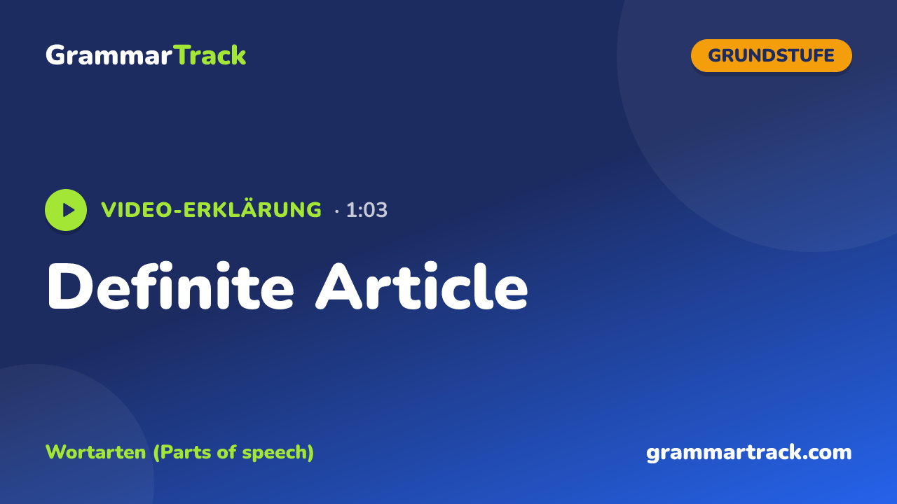 Definite Article