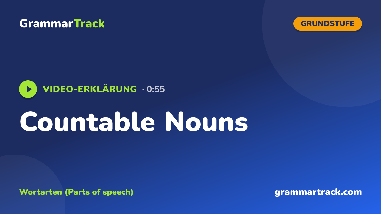 Countable Nouns
