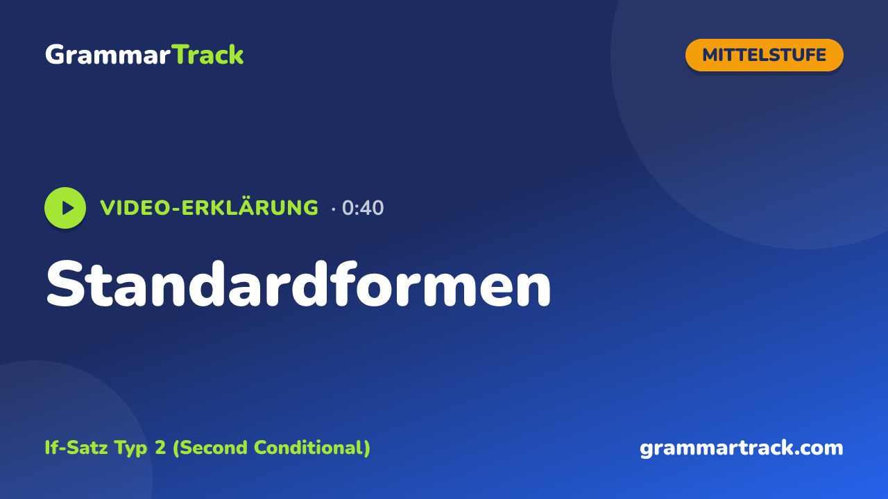 Standardformen