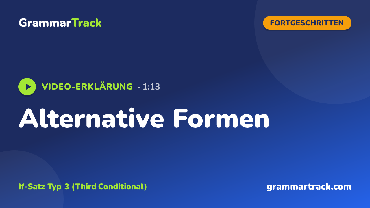 Alternative Formen