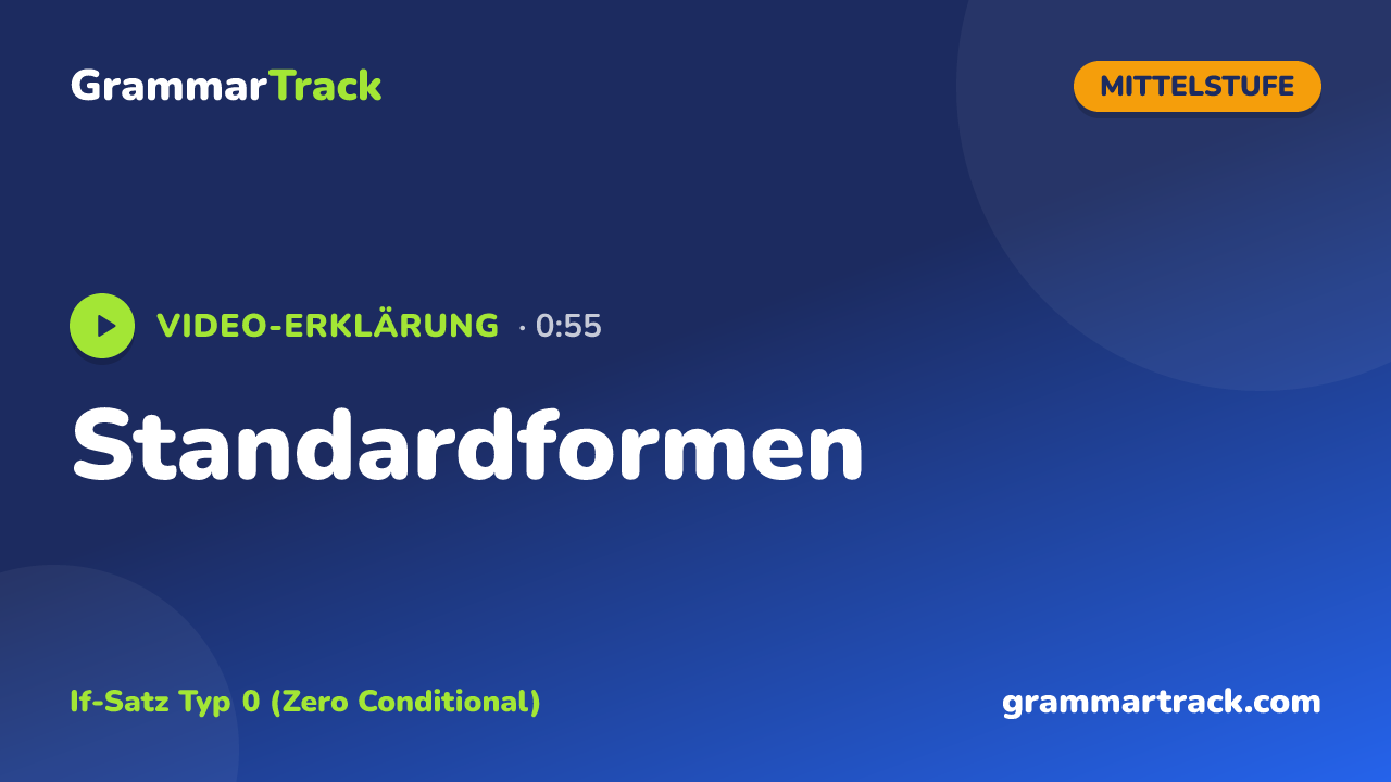 Standardformen