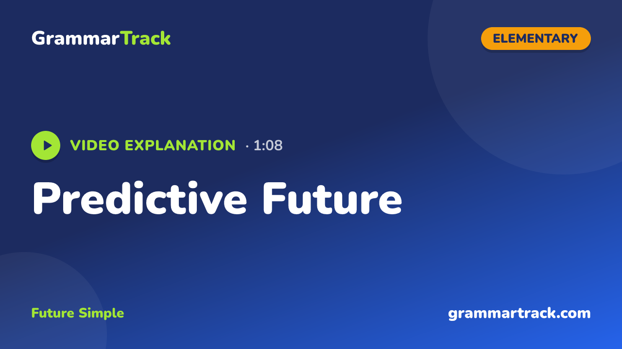 Predictive Future