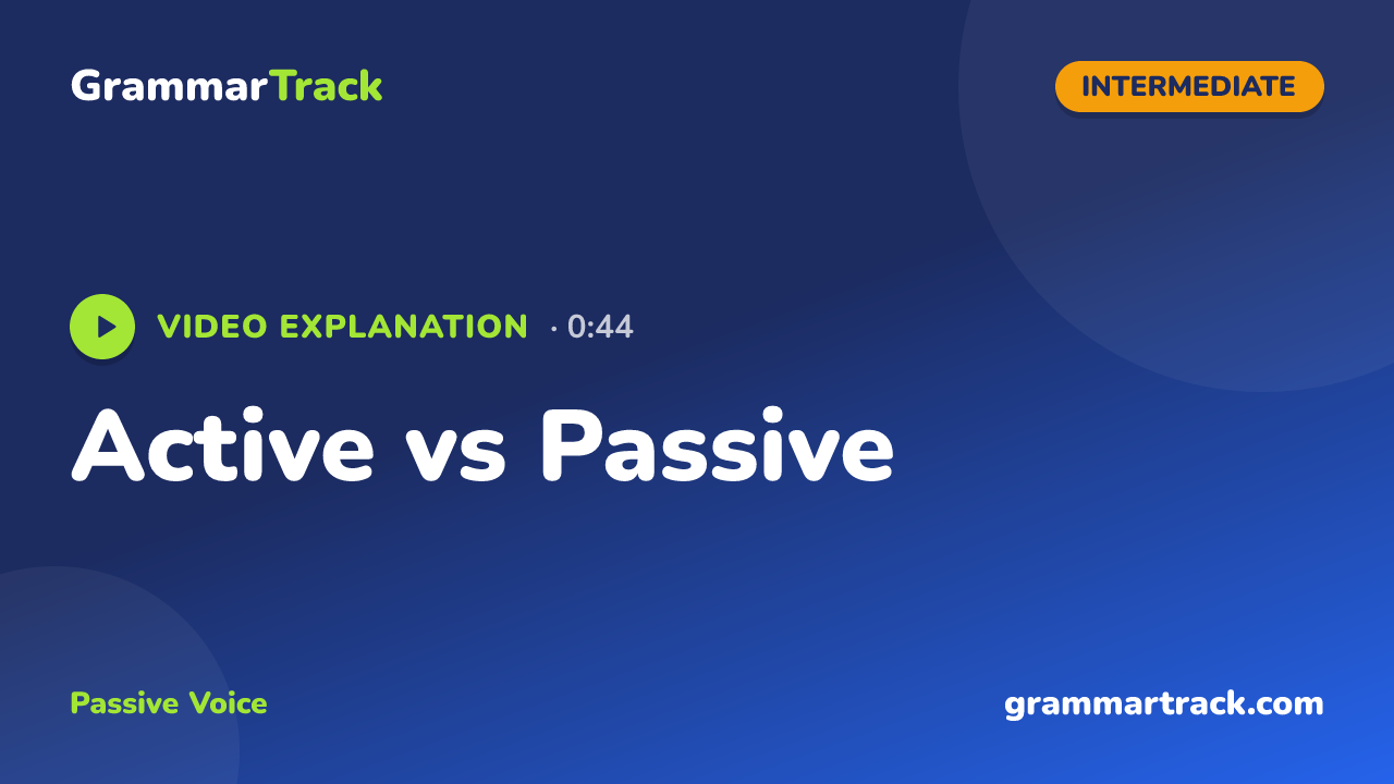 Active vs Passive