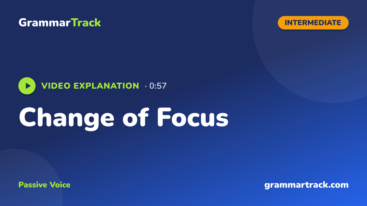 Change of Focus