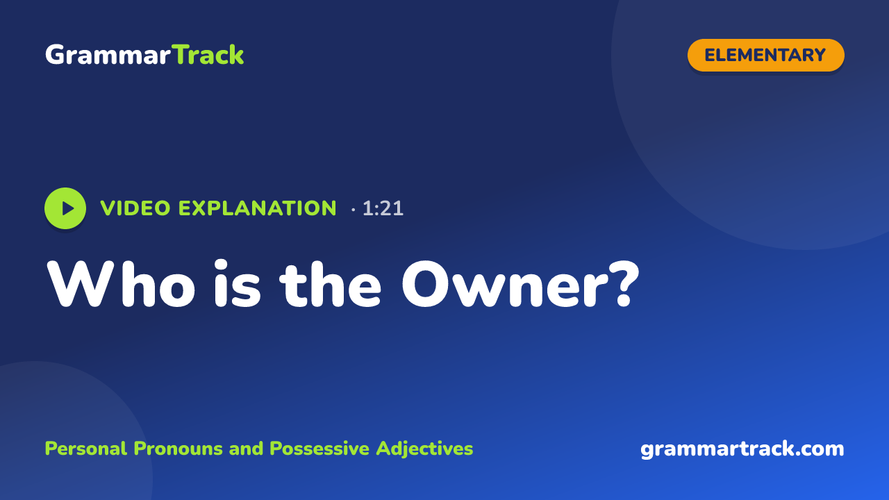 Who is the Owner?