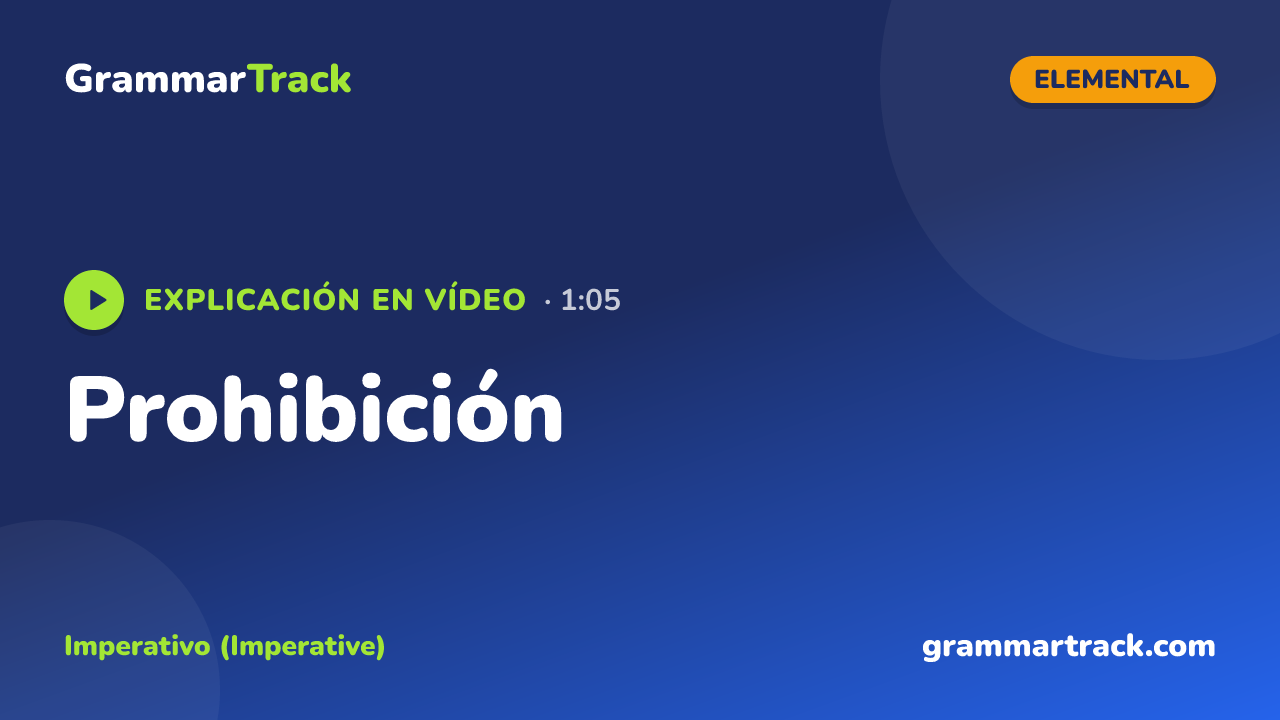 Prohibición