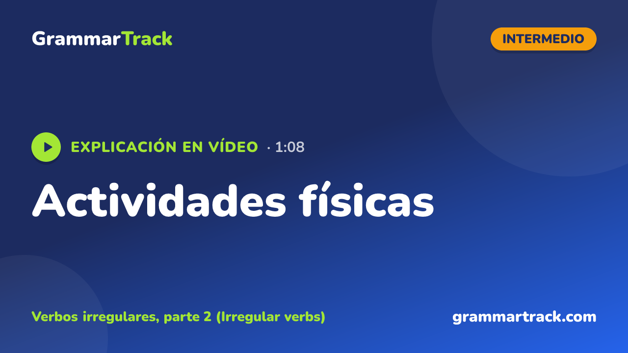 Actividades físicas