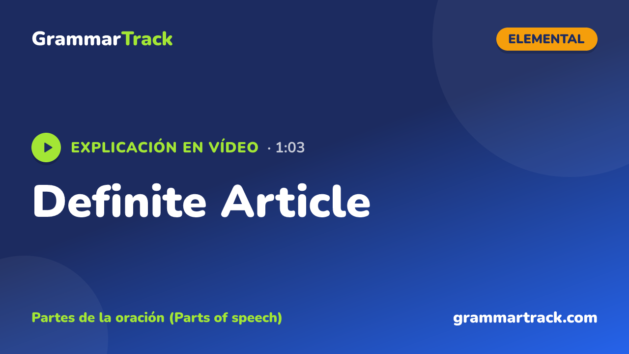 Definite Article