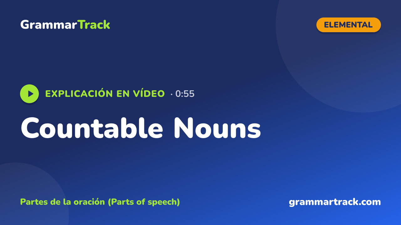 Countable Nouns