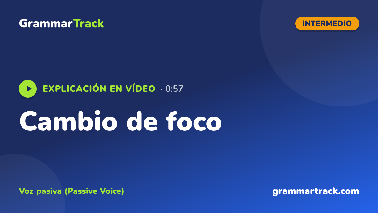 Cambio de foco