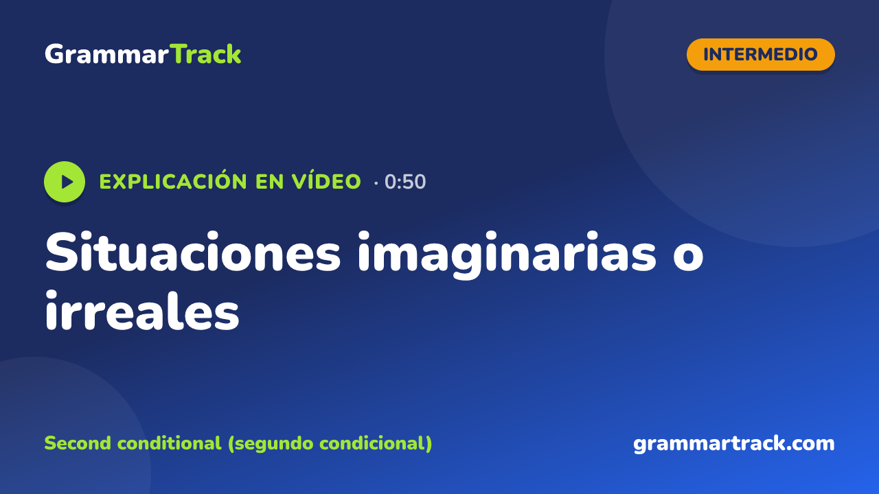 Situaciones imaginarias o irreales