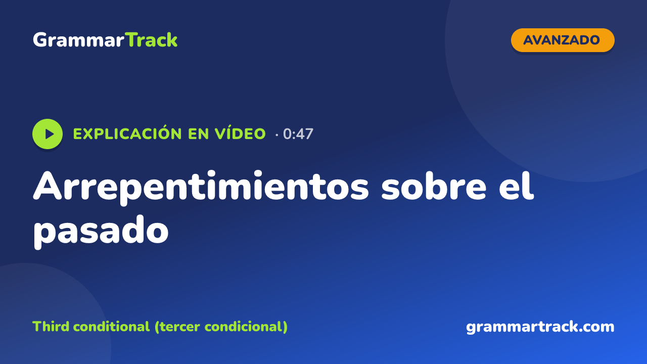 Arrepentimientos sobre el pasado
