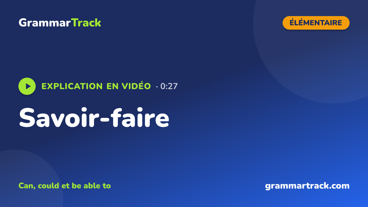 Savoir-faire