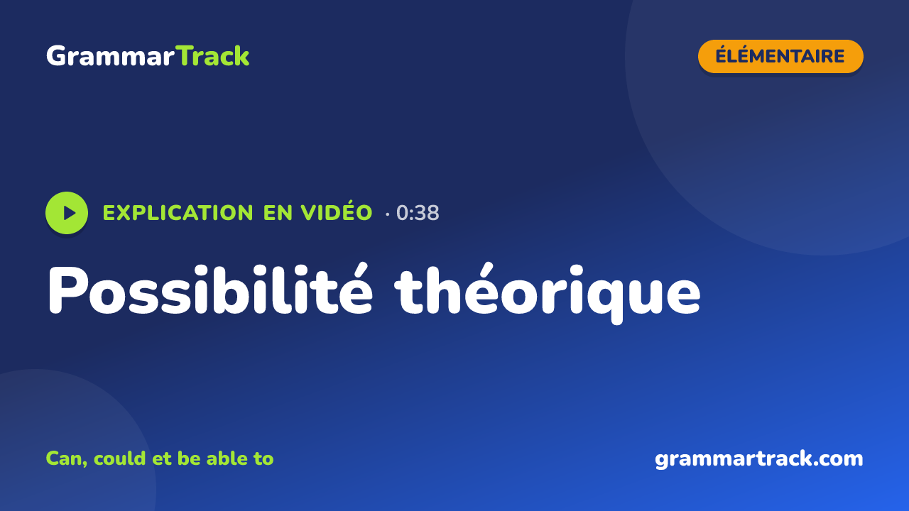 Possibilité théorique