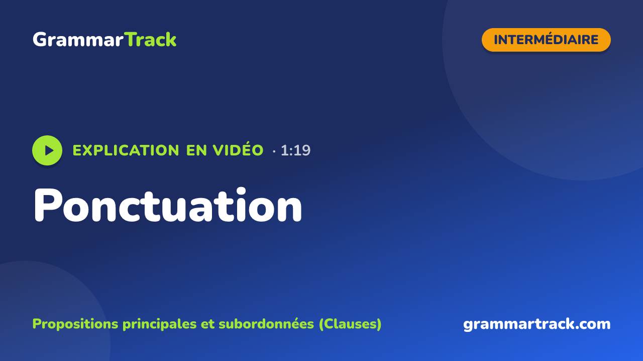 Ponctuation