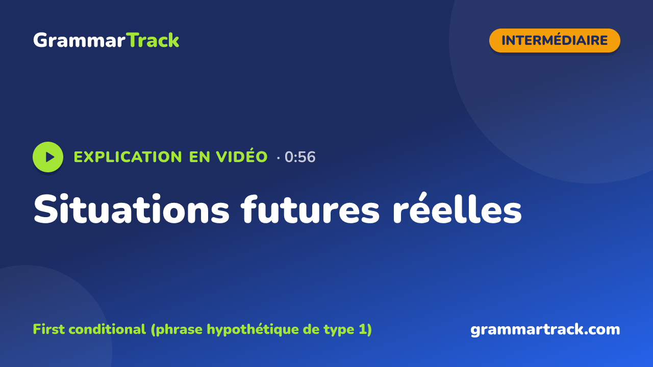 Situations futures réelles