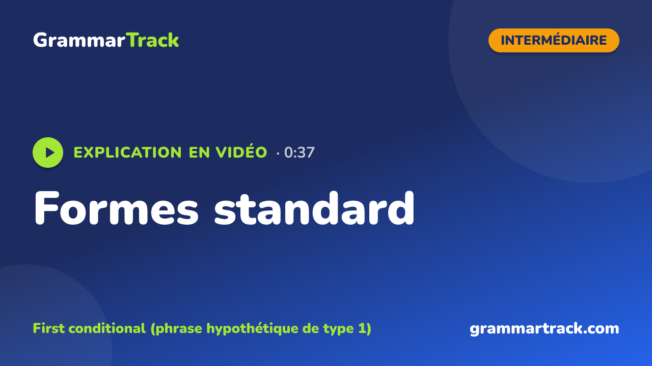 Formes standard