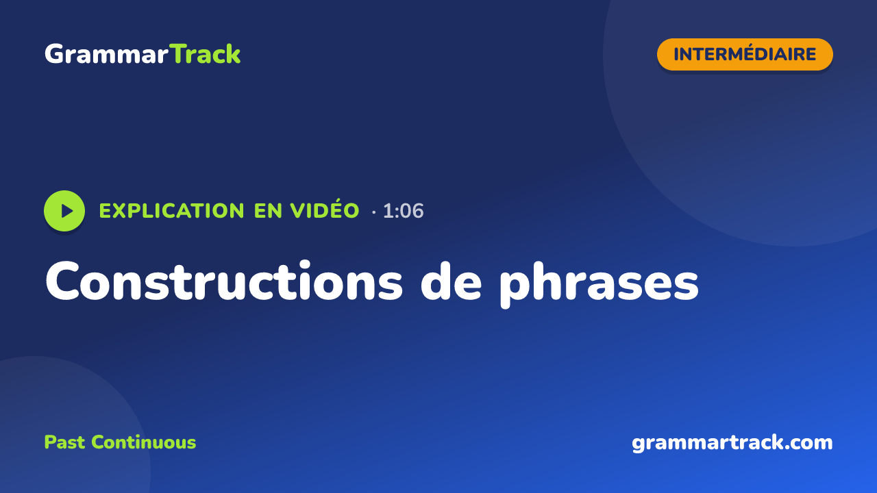 Constructions de phrases