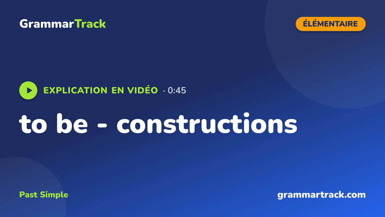 to be - constructions