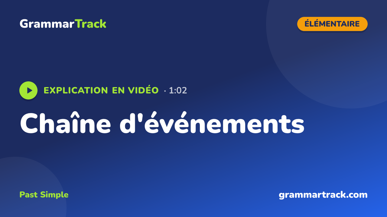 Chaîne d'événements