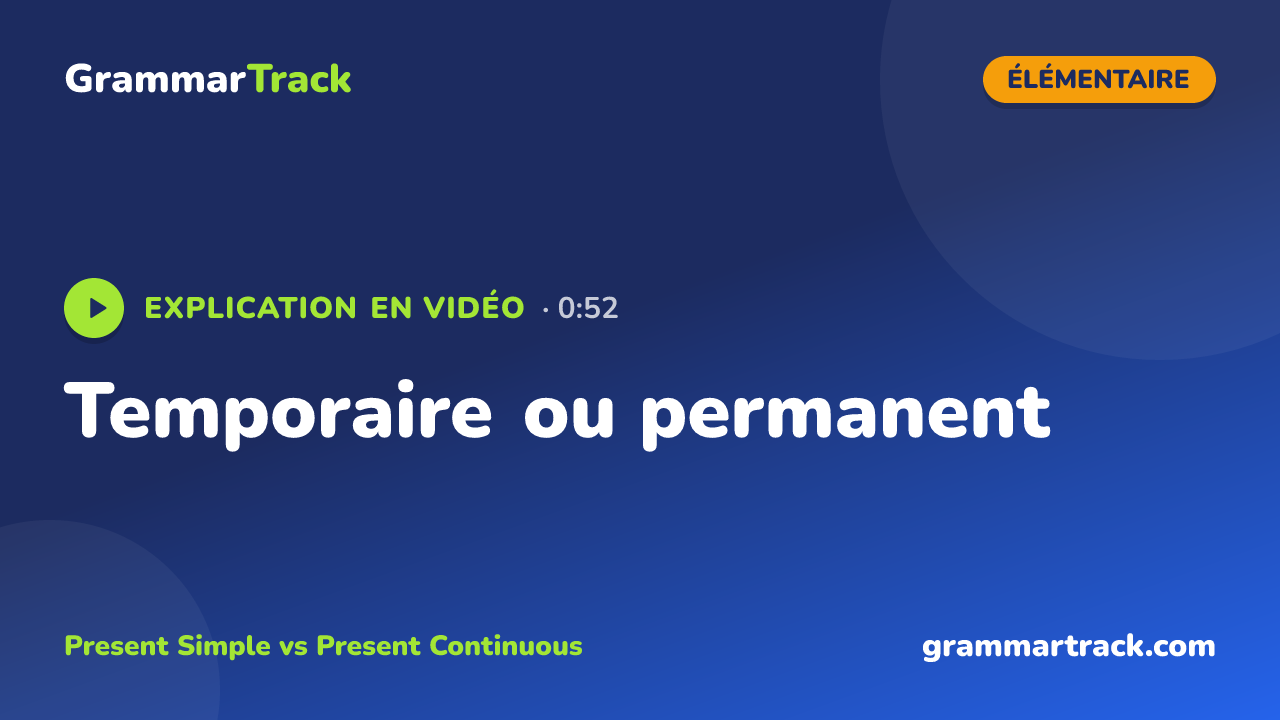Temporaire ou permanent