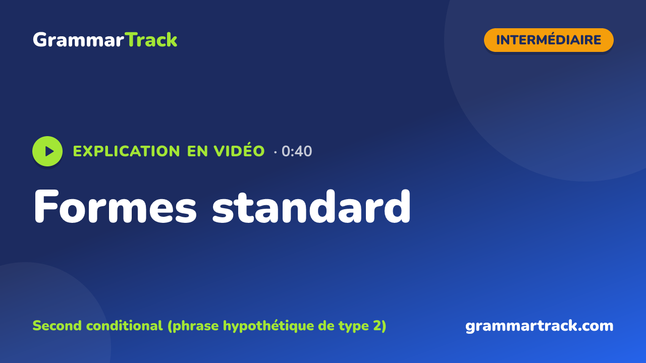 Formes standard