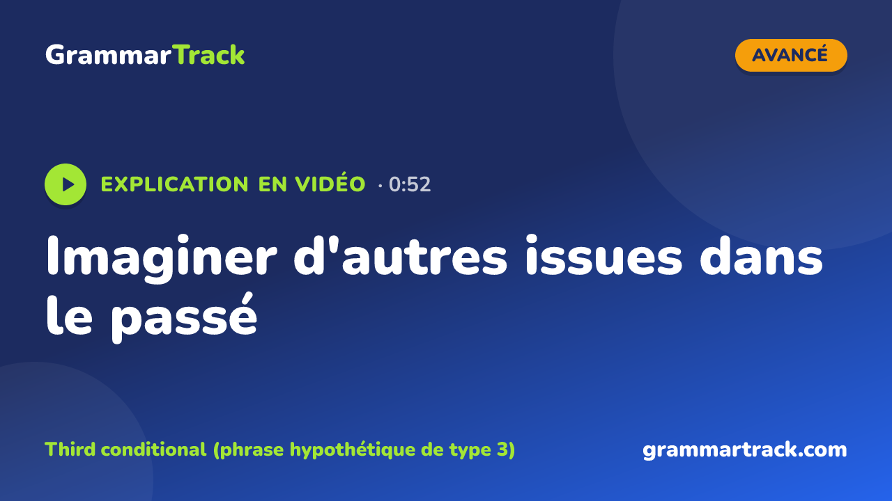 Imaginer d'autres issues dans le passé