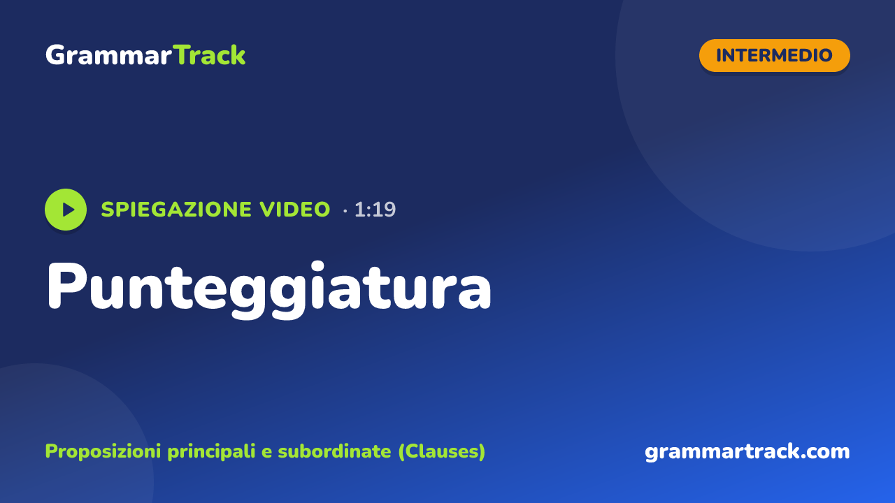 Punteggiatura