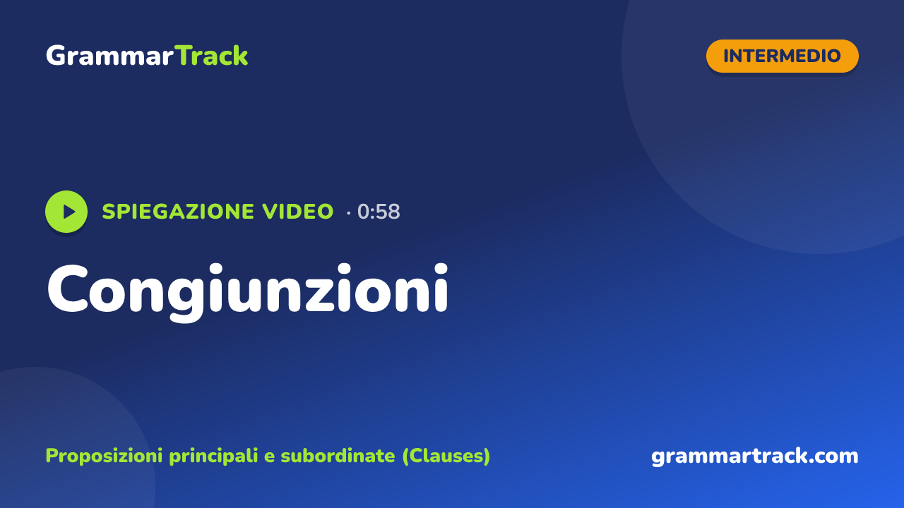 Congiunzioni