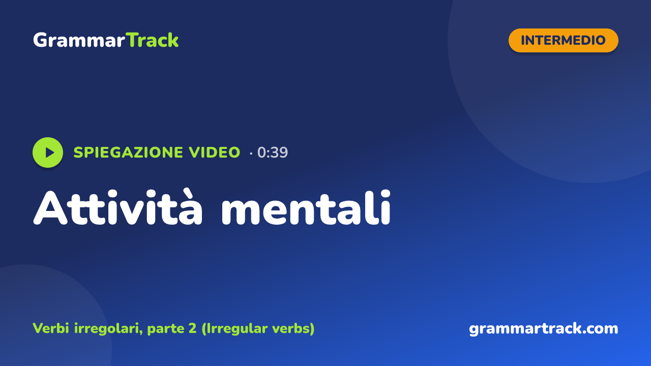 Attività mentali