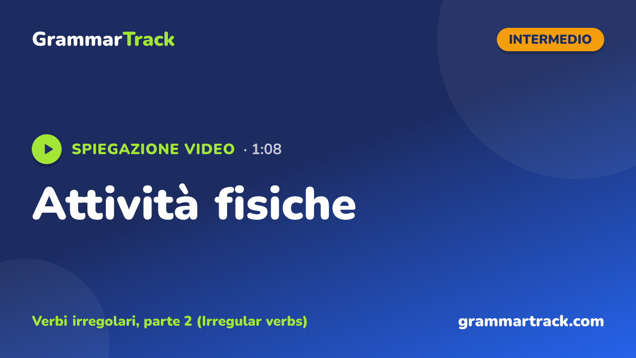 Attività fisiche