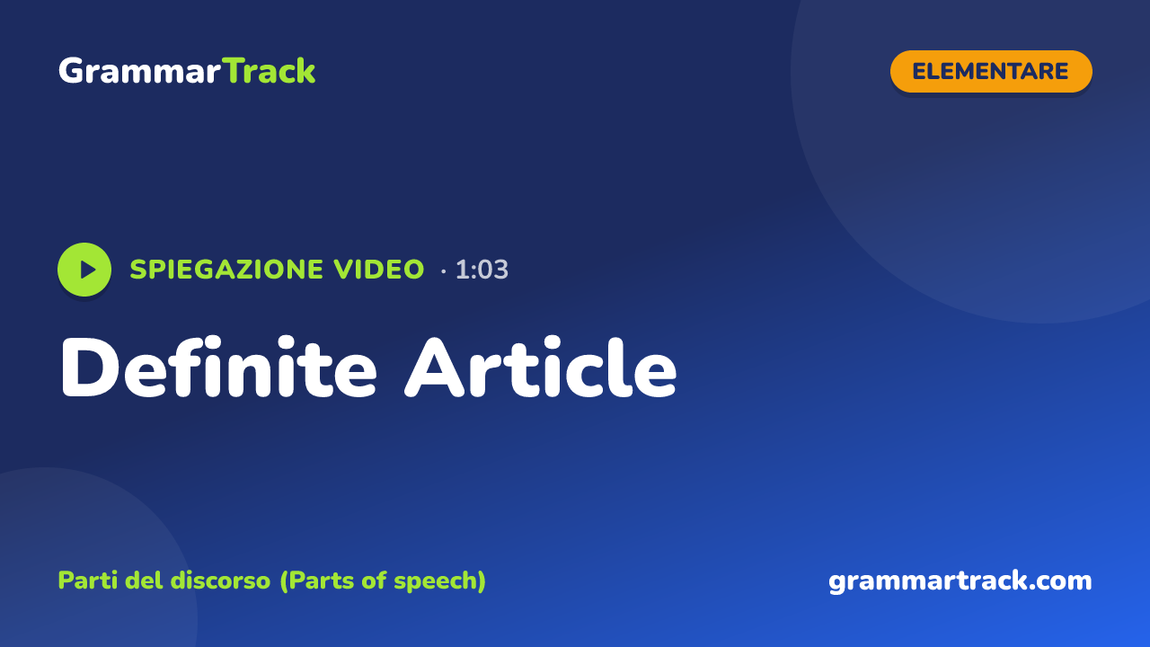 Definite Article