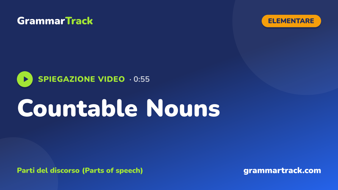 Countable Nouns