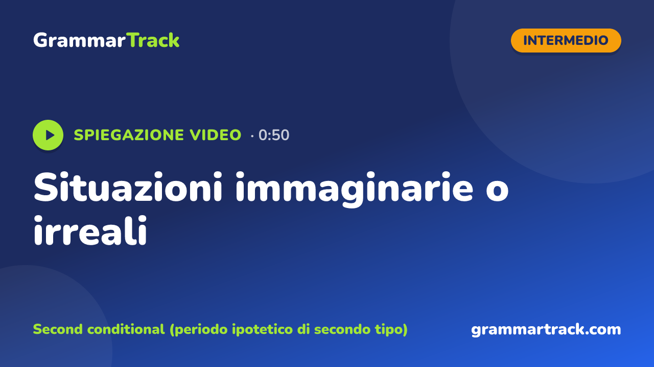 Situazioni immaginarie o irreali