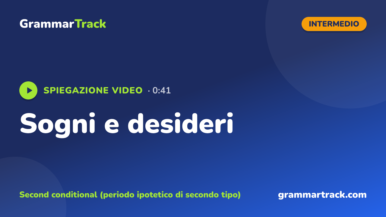 Sogni e desideri