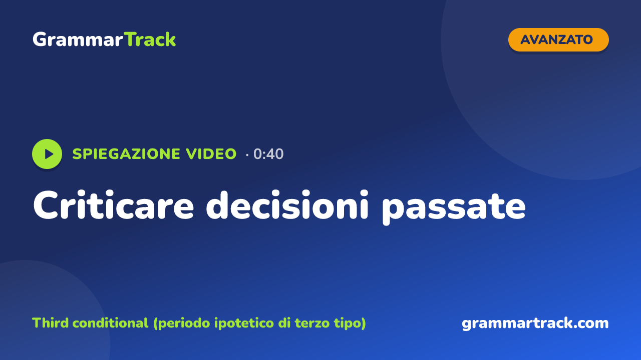 Criticare decisioni passate