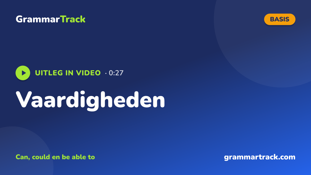 Vaardigheden