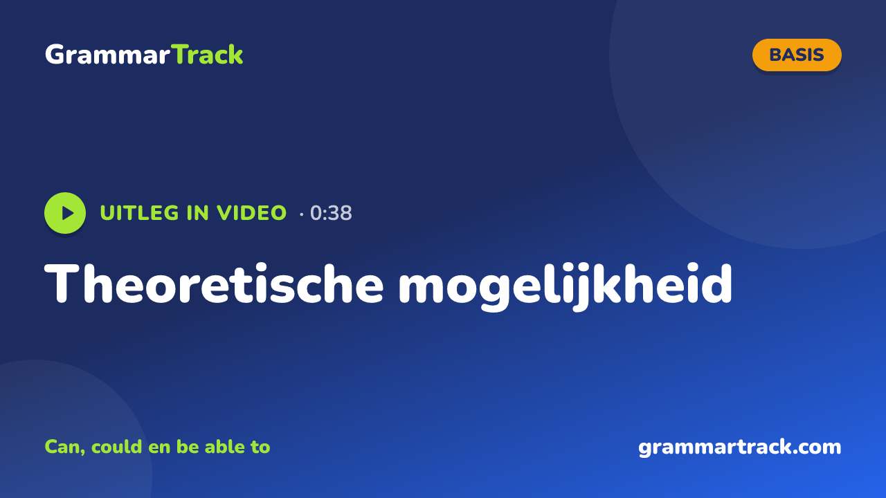 Theoretische mogelijkheid