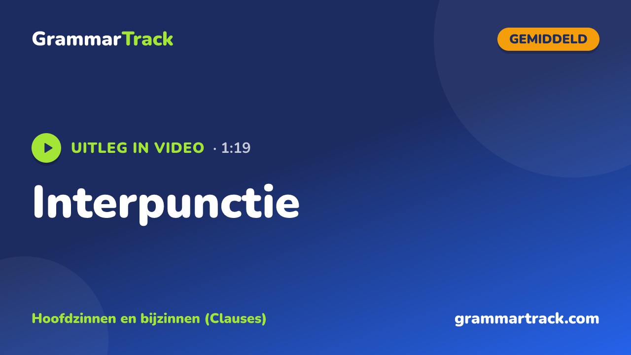 Interpunctie