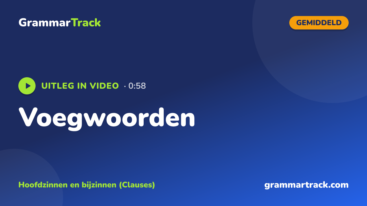 Voegwoorden