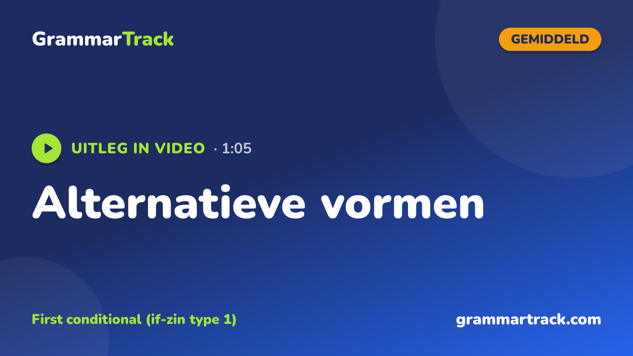 Alternatieve vormen