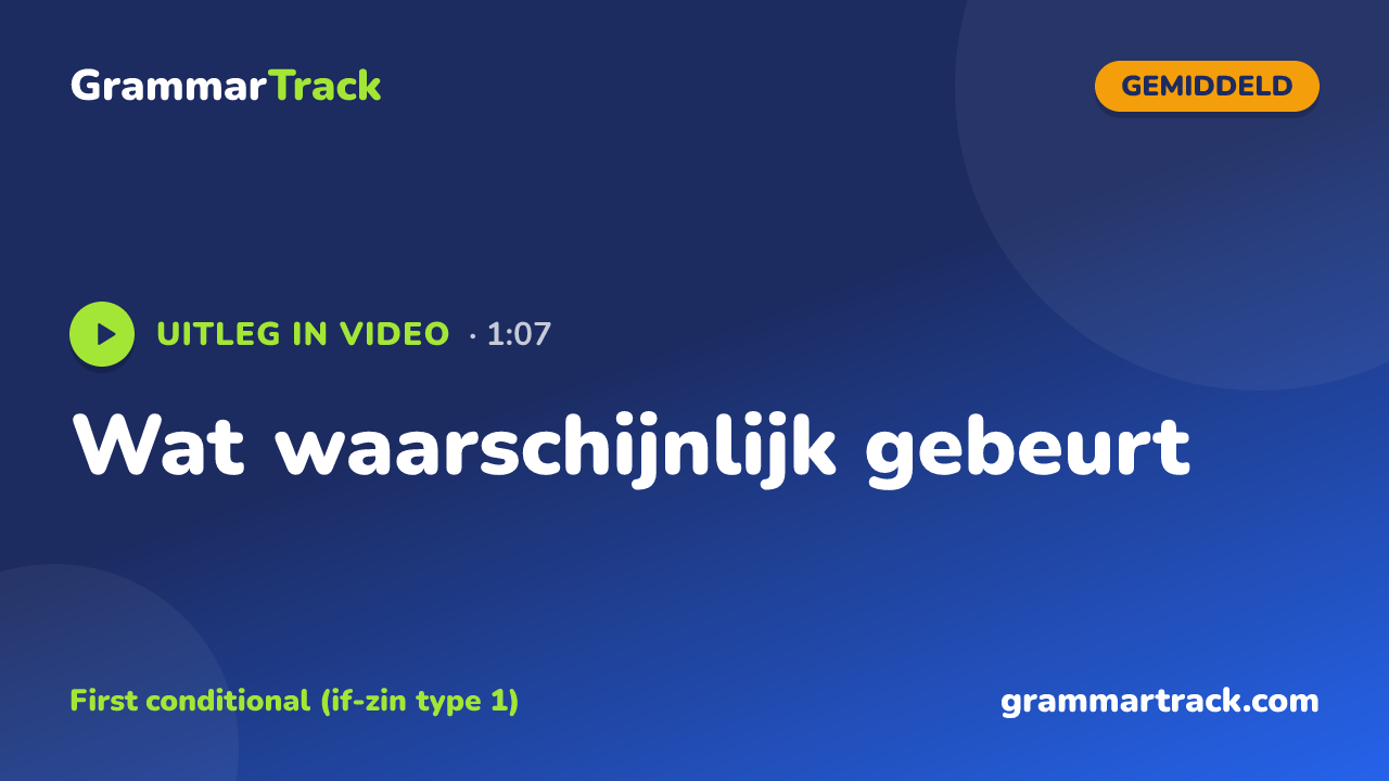 Wat waarschijnlijk gebeurt