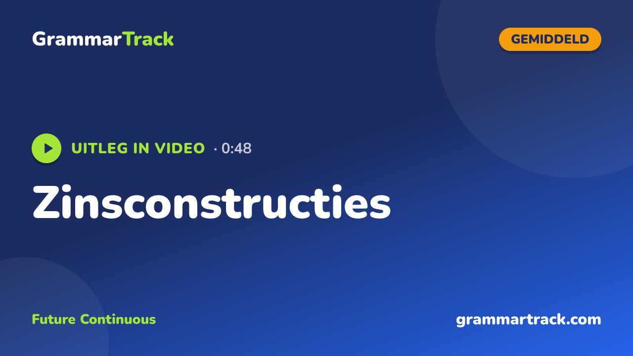 Zinsconstructies