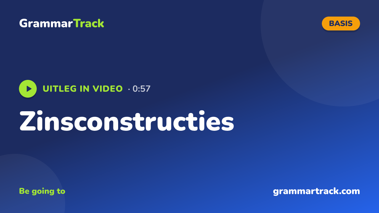 Zinsconstructies